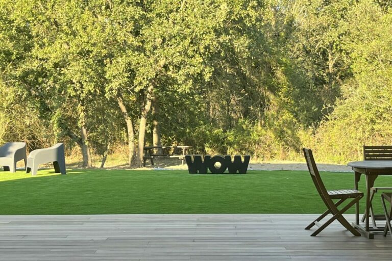 vue panoramique sur jardin